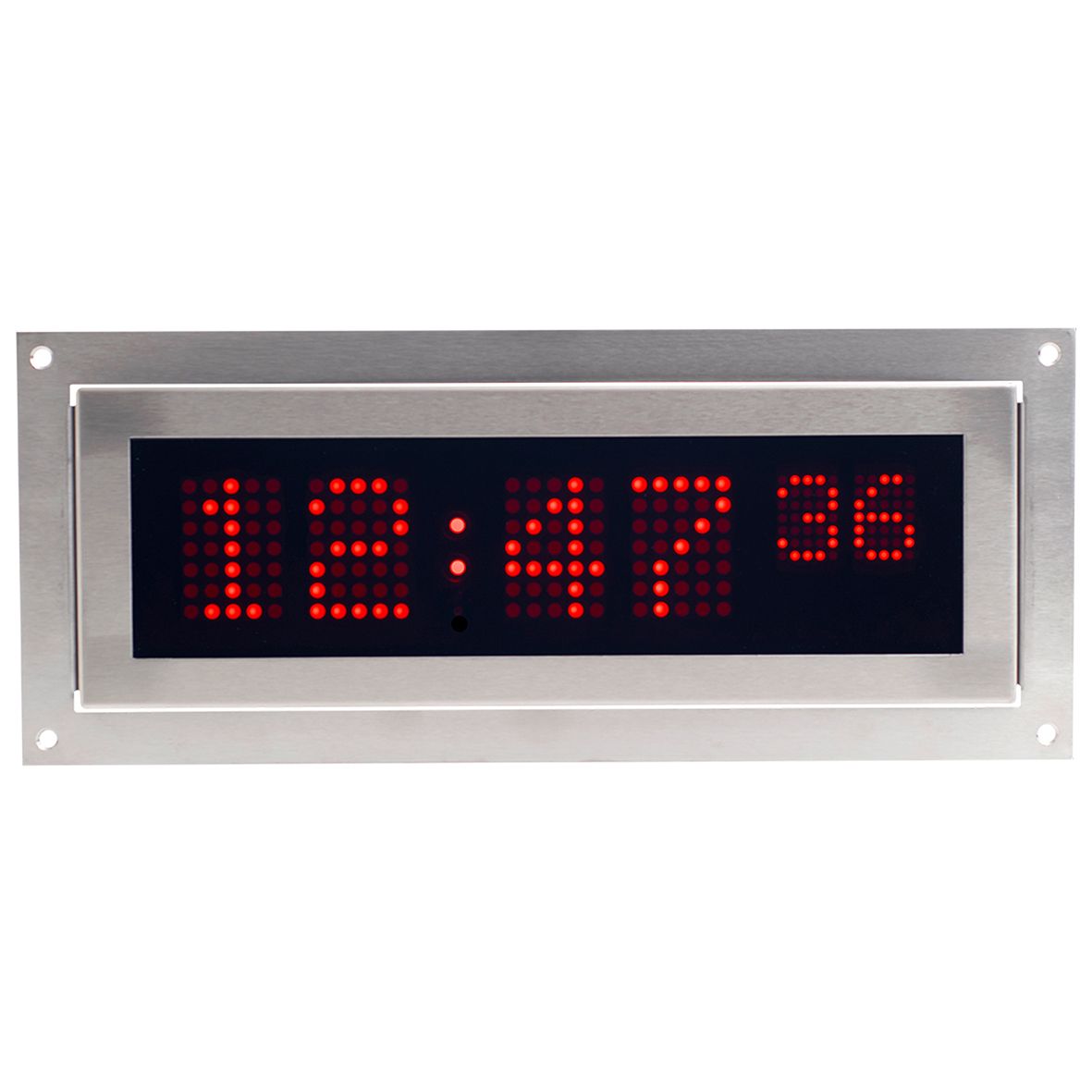 INOX ‘WIPE-DOWN’ CLOCK
